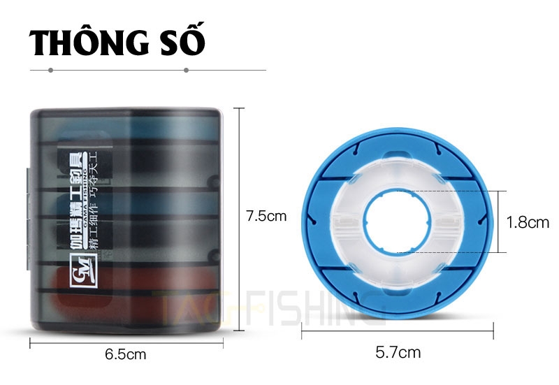 Hộp Đựng Trục Gama Seiko 6 bộ