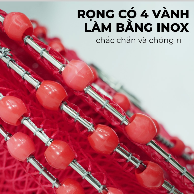 Rọng Đựng Cá GUF Đỏ Cao Cấp R05