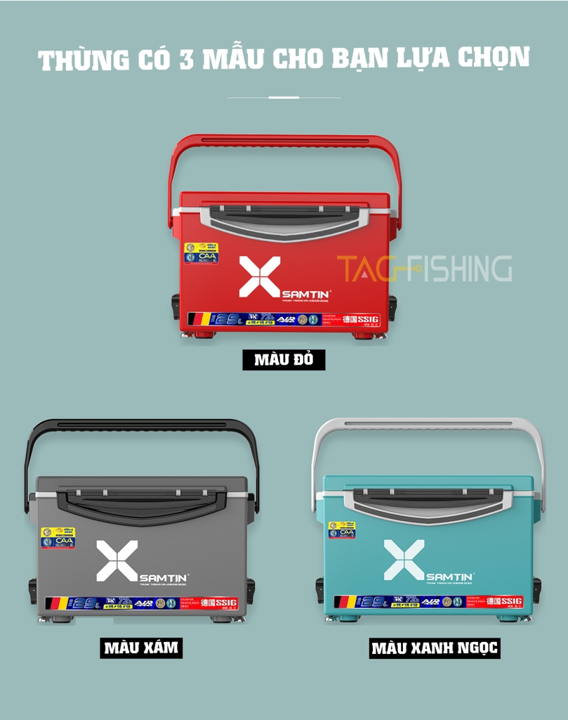 Thùng câu Xsamtin 2900B Mẫu 2021