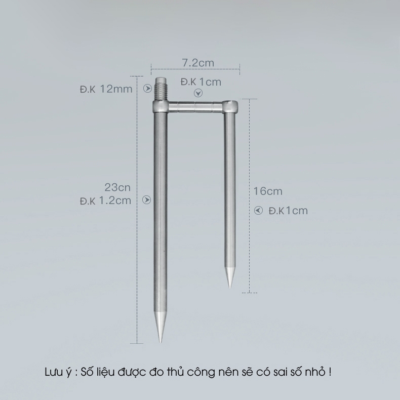 Chân Ô Inox Cắm Đất GUF