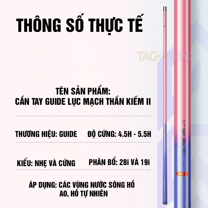 Cần Tay Guide Lục Mạch Thần Kiếm - Thế Hệ II