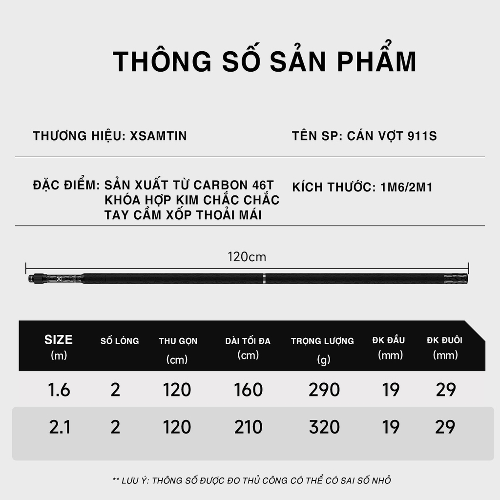 Cán vợt Xsamtin 911S