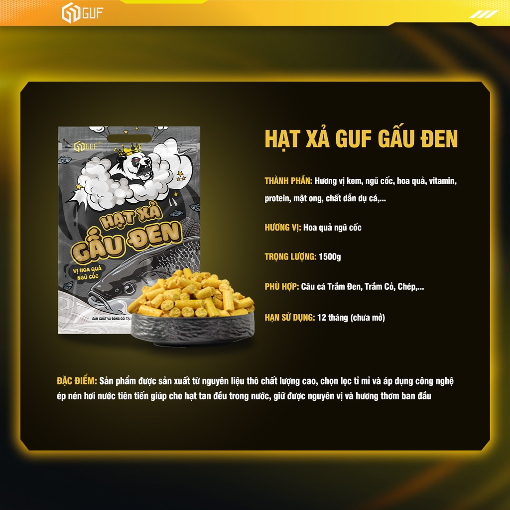 Hạt Xả Gấu Đen - Ngũ Cốc Hoa Quả