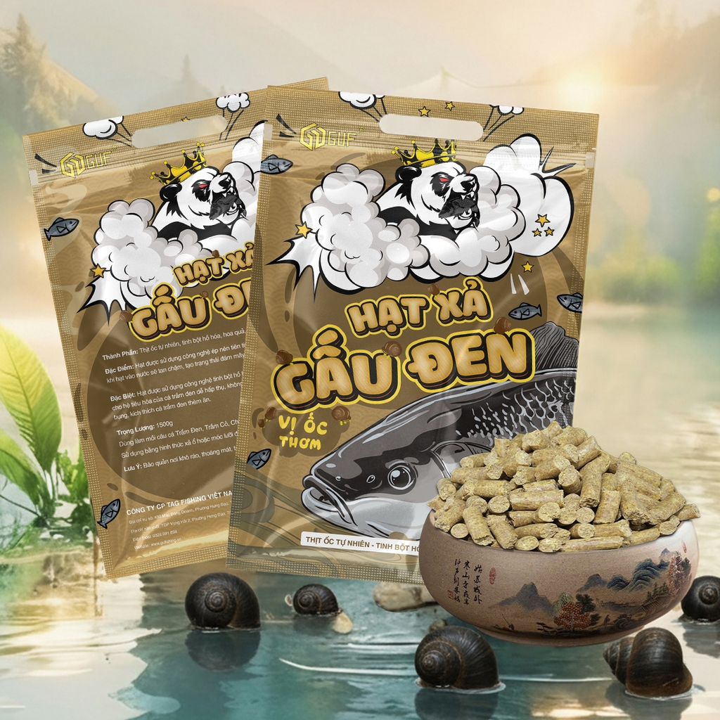 Hạt Xả GUF Gấu Đen - Ốc Thơm