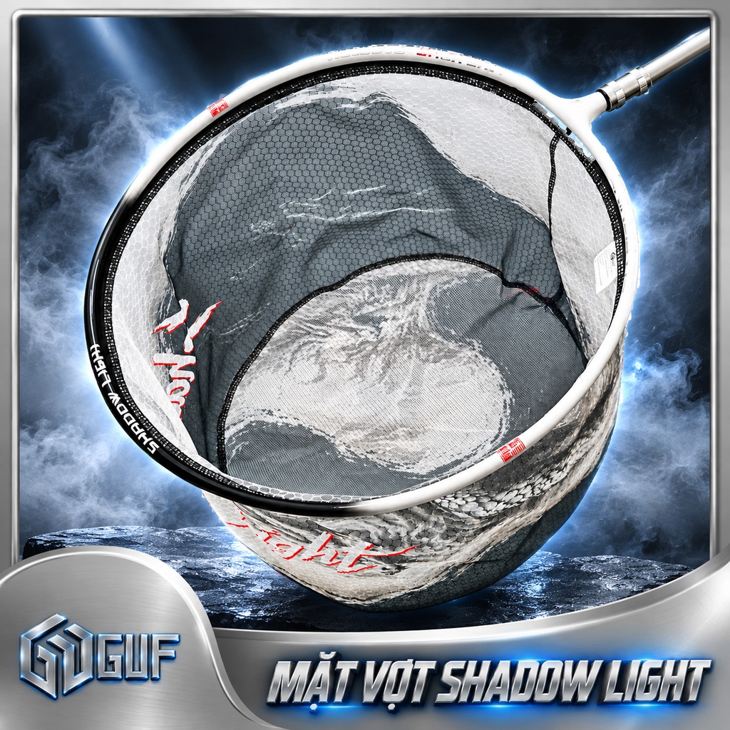 Cán Vợt - Mặt Vợt GUF Shadow Light - Hắc Bạch Thế Hệ 2