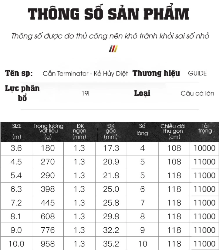 Cần Tay Guide Terminator - Kẻ Hủy Diệt