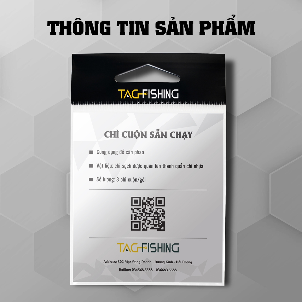 Chì Cuộn Sẵn Chạy Tag Fishing