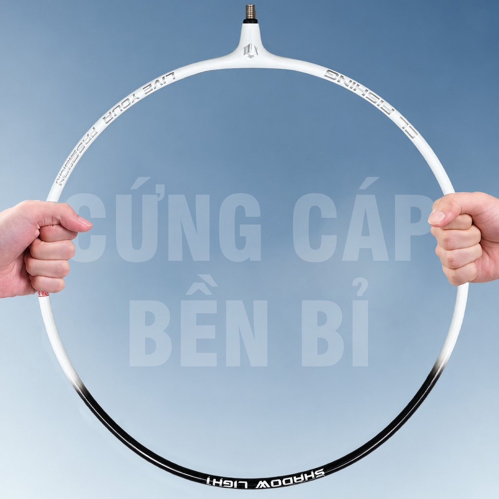 Cán Vợt - Mặt Vợt GUF Shadow Light - Hắc Bạch Thế Hệ 2