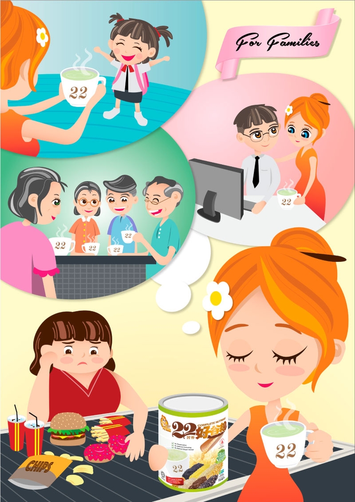 Bột ngũ cốc dinh dưỡng 22 Complete Nutrimix - Wheat Grass (Mầm lúa mì) 750g - Hộp thiếc