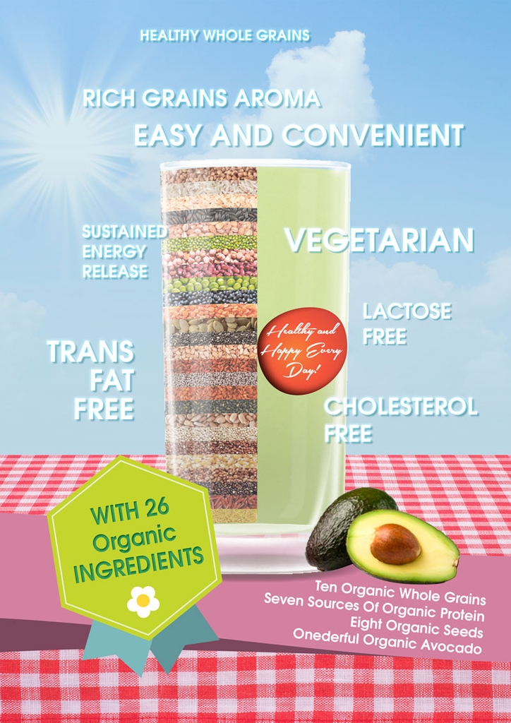 Bột ngũ cốc dinh dưỡng 22+ Complete Nutrimix - Organic Avocado (Bơ) 750g - Hộp thiếc