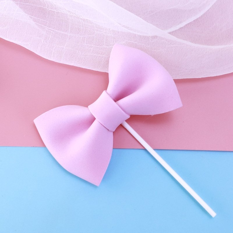 Que cắm nơ - Hồng