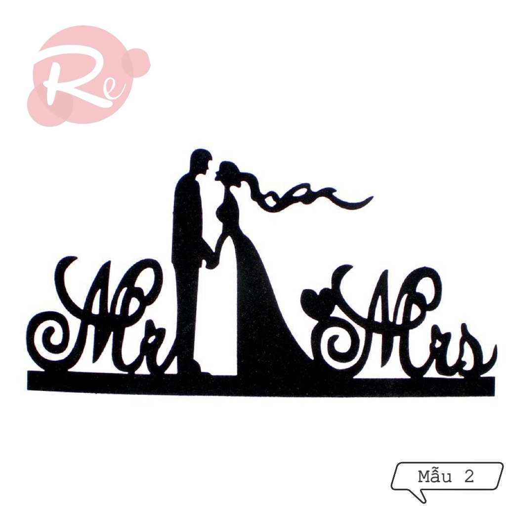 Que cắm cô dâu chú rể