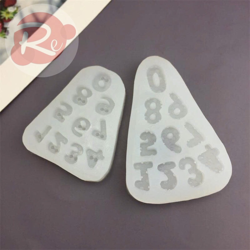 Khuôn Silicon - Bộ 2 số mắt và số phomai