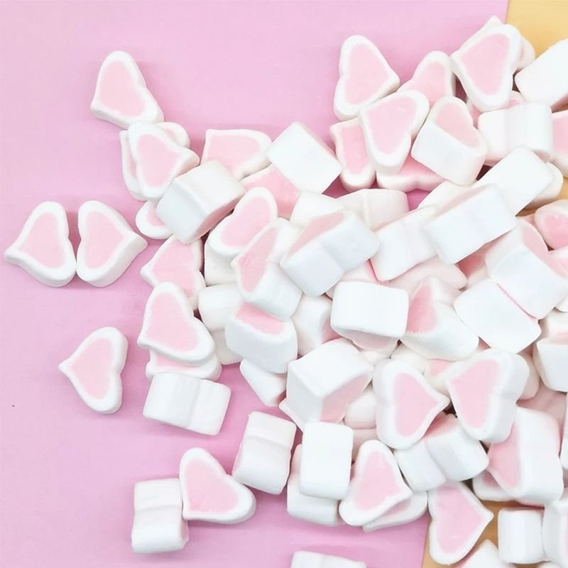 Kẹo Marshmallow (Gói 1000g) - Tim trắng