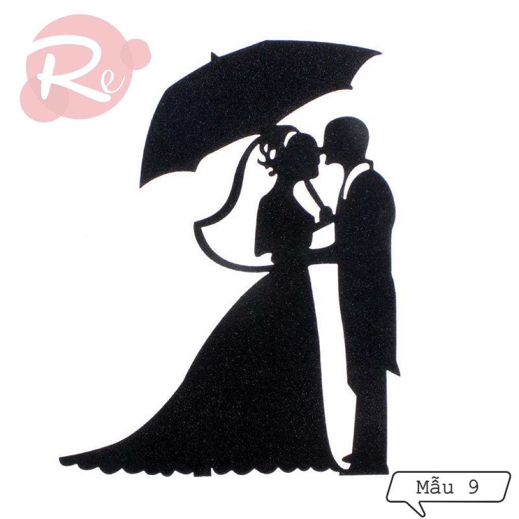 Que cắm cô dâu chú rể