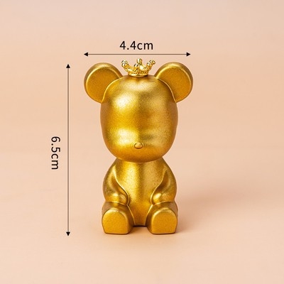 Gấu bearbrick - Vàng