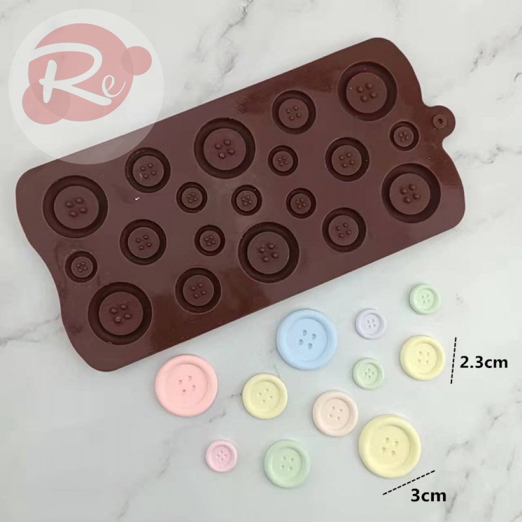 Khuôn Silicon - Cúc áo
