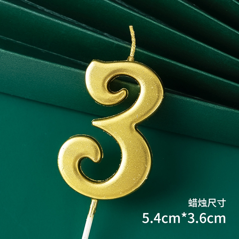 Nến số nhũ - (Loại 1) - Không Hộp