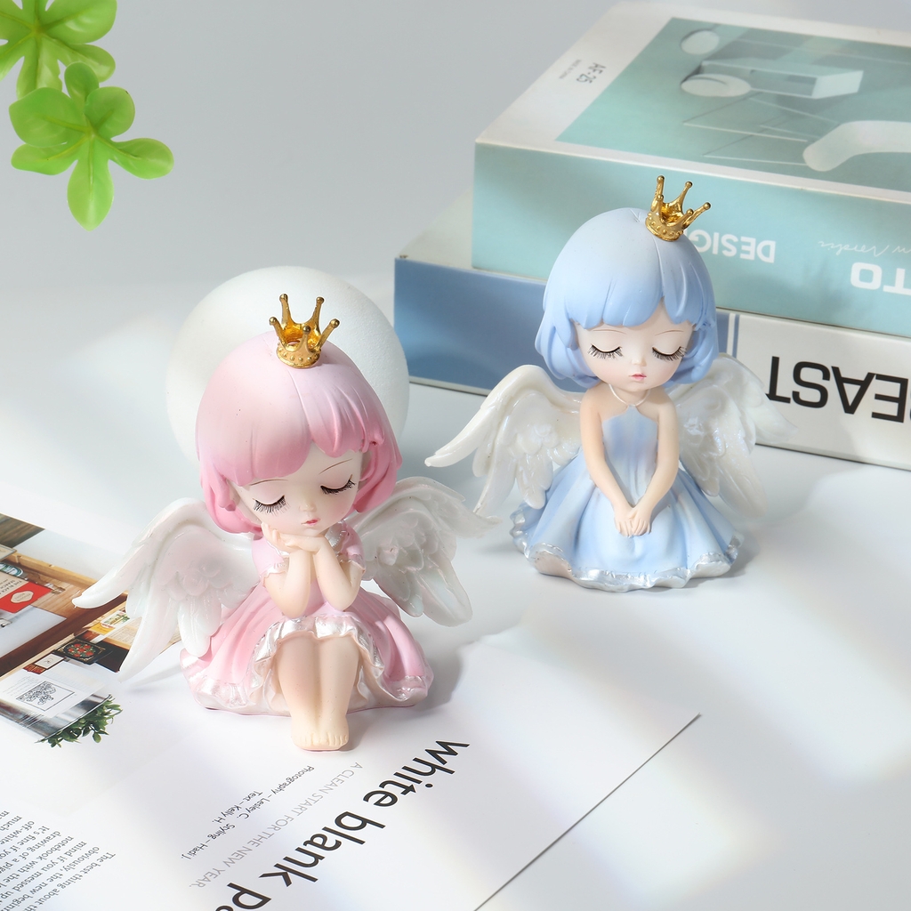 Em bé đội vương miện - Màu xanh