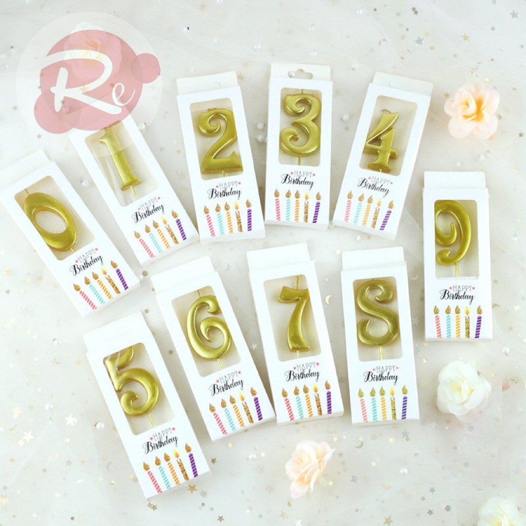 Nến số nhũ - Số 8 (Loại 1)