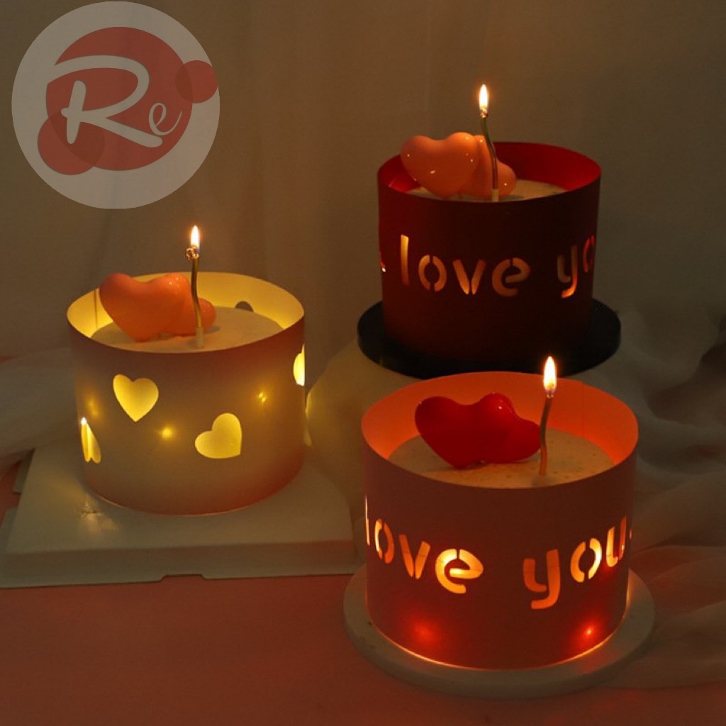 Combo 10 cuộn thành bánh - Trái tim rỗng