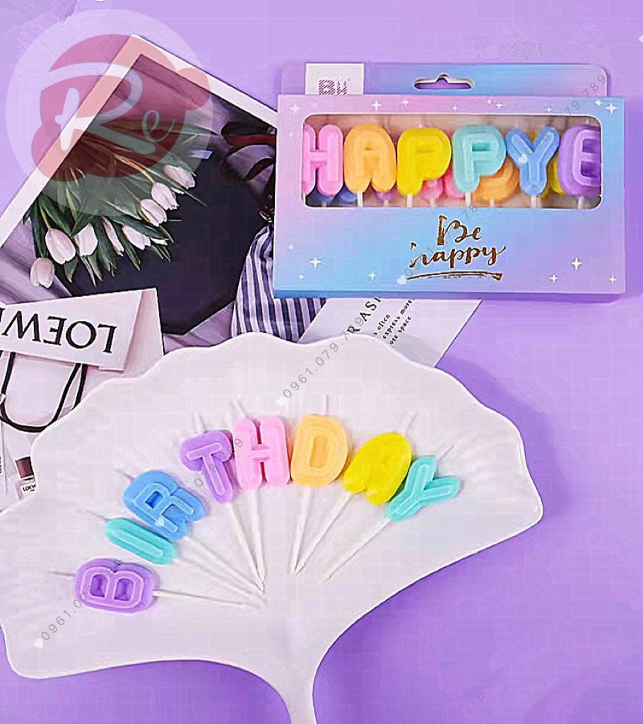 Bộ nến HPBD - Sắc màu