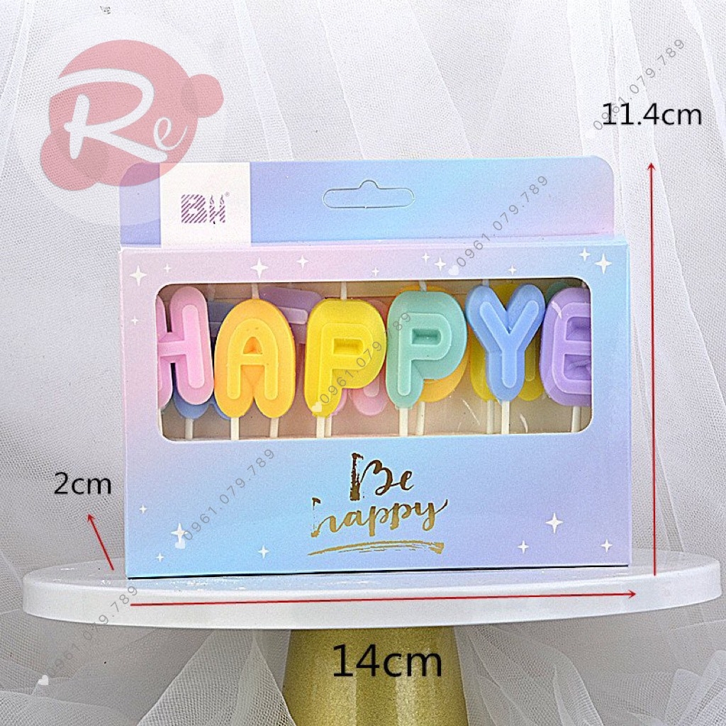 Bộ nến HPBD - Sắc màu