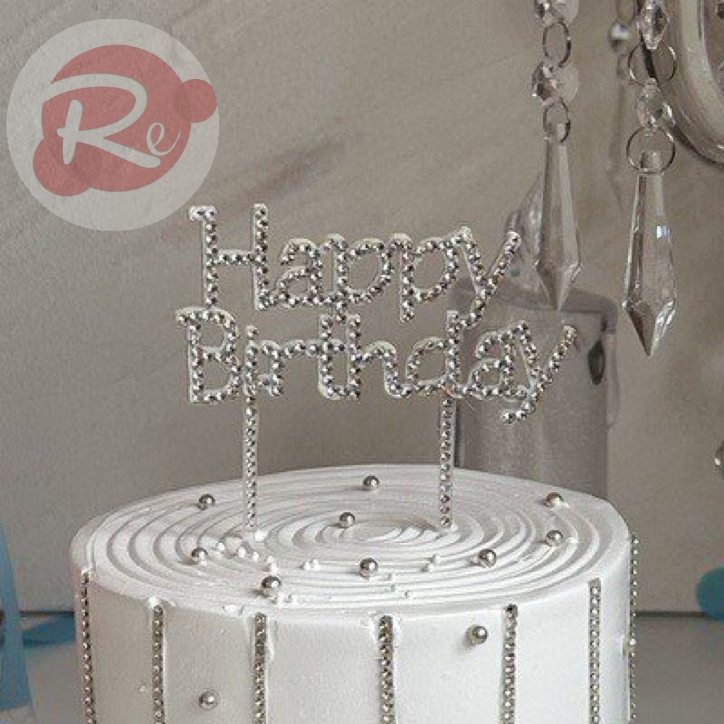 10 Chữ Happy Birthday đính đá