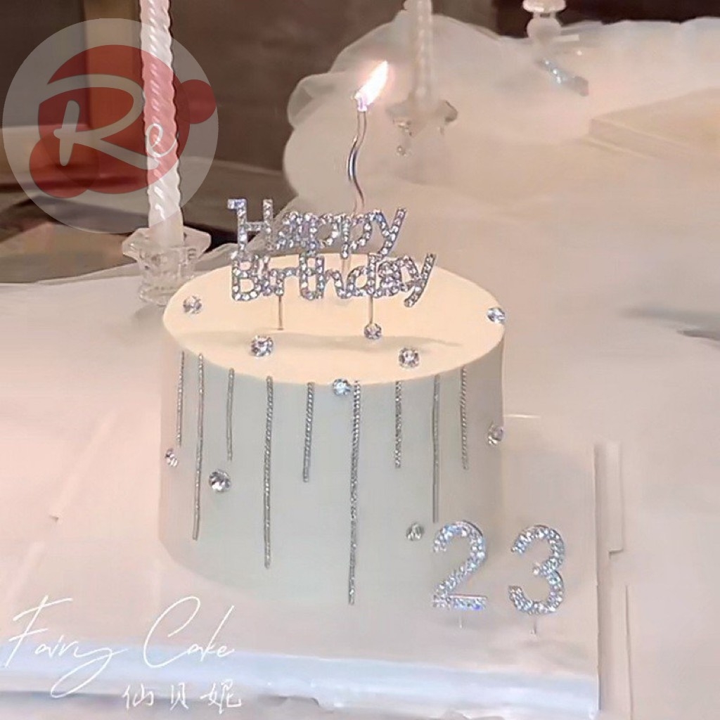 10 Chữ Happy Birthday đính đá