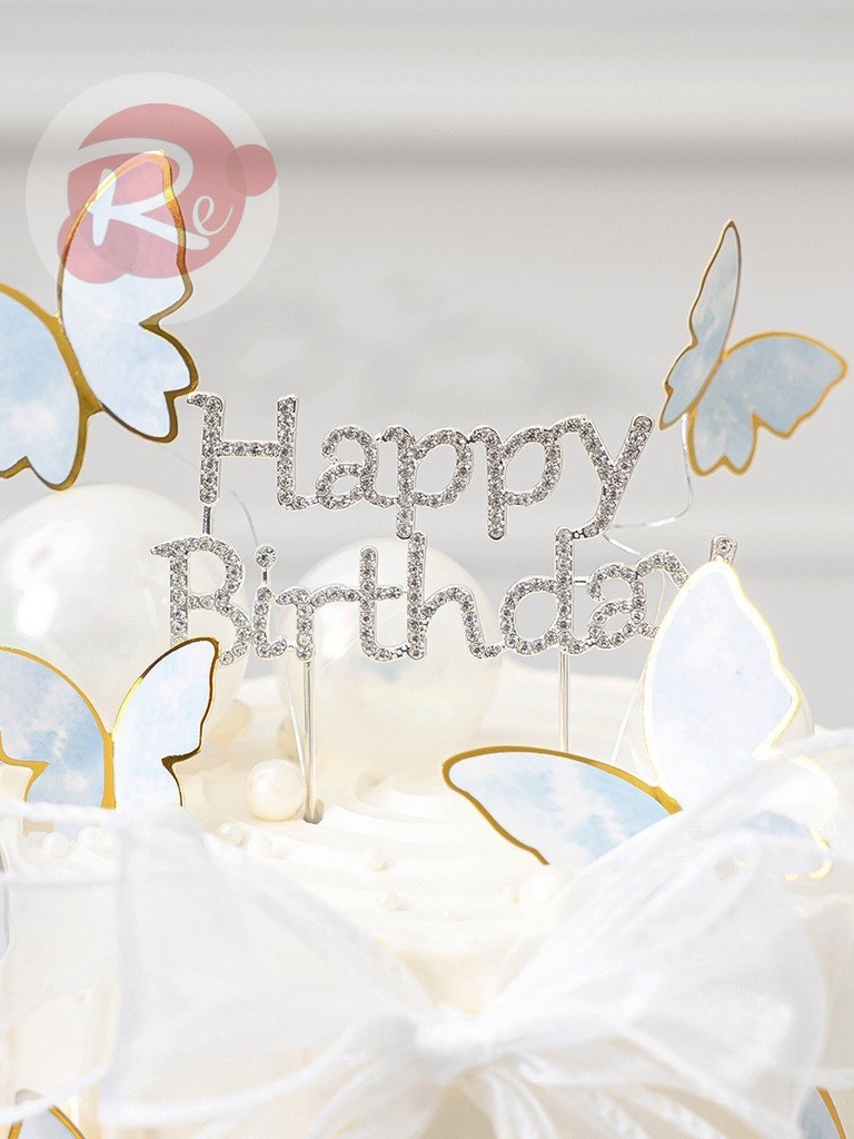 10 Chữ Happy Birthday đính đá