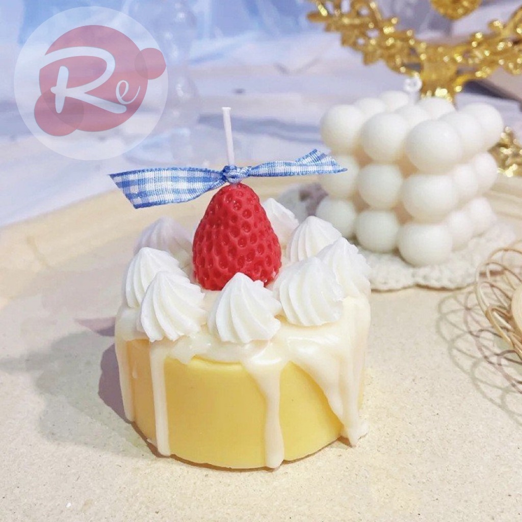 Nến dâu tây - Đỏ