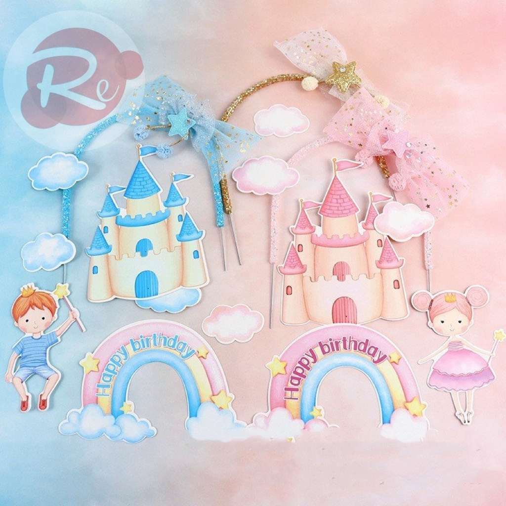 SCG Lâu đài và cầu vồng - Xanh