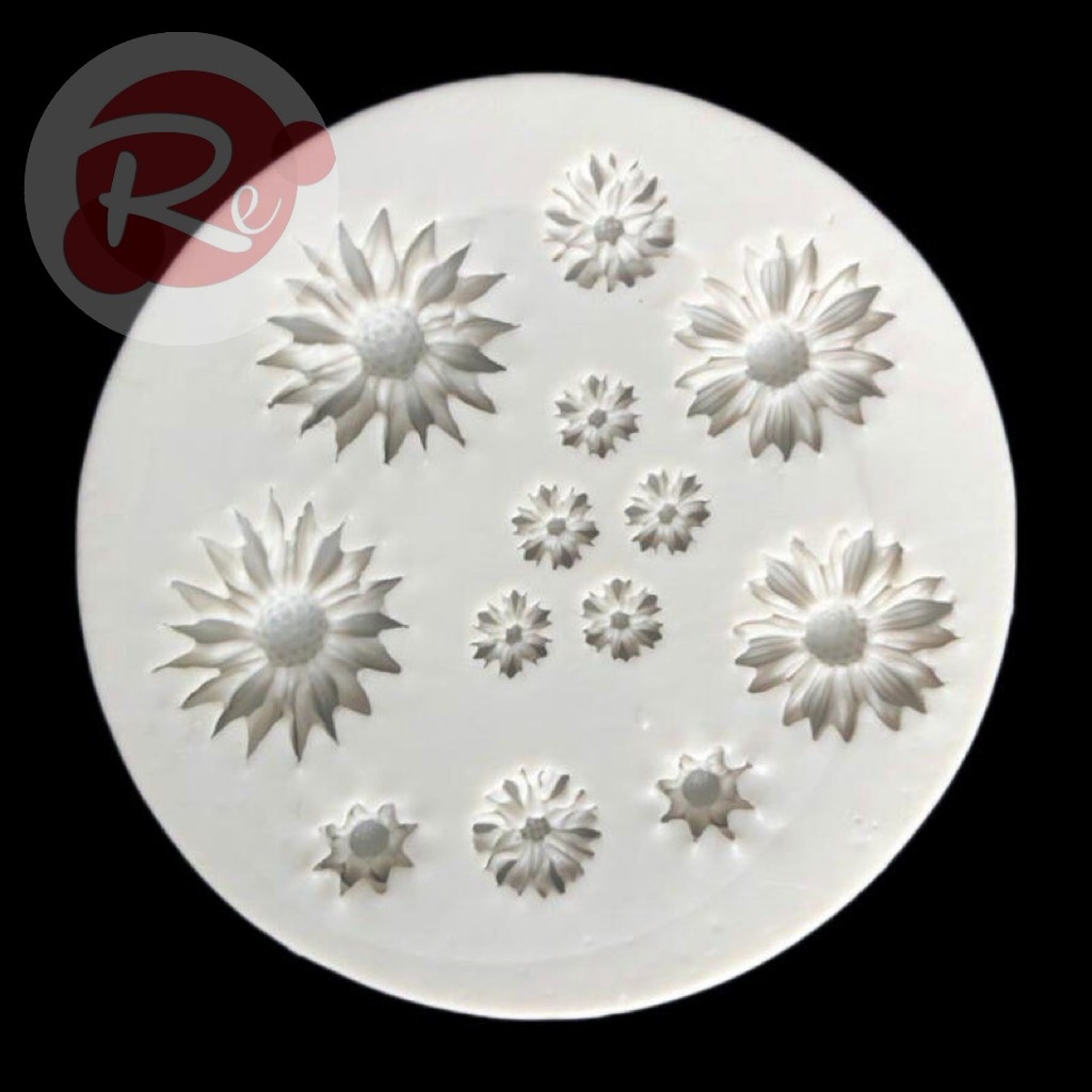 Khuôn Silicon - Hoa cúc mini