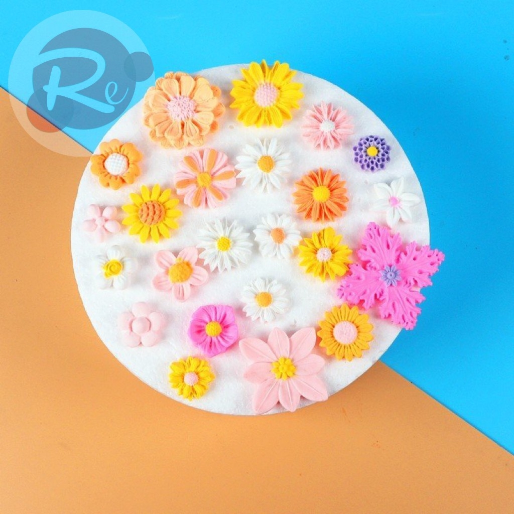 Khuôn Silicon - Hoa cúc mini