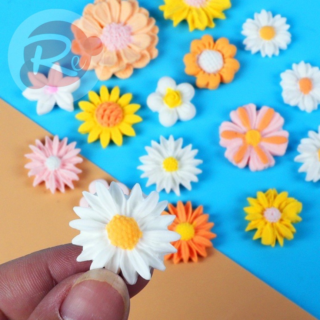 Khuôn Silicon - Hoa cúc mini