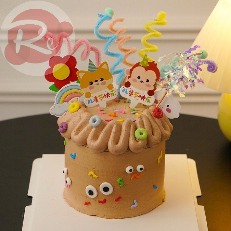 50 dây bông tạo hình bông hoa, xoắn, ngôi sao