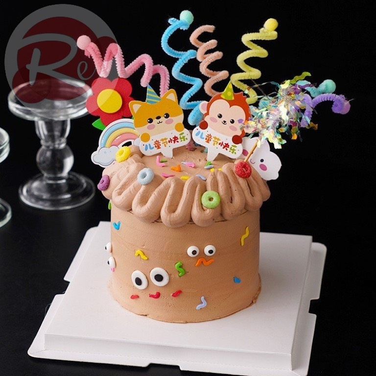 50 dây bông tạo hình bông hoa, xoắn, ngôi sao