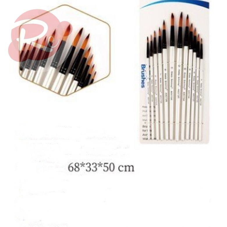12 cọ vẽ