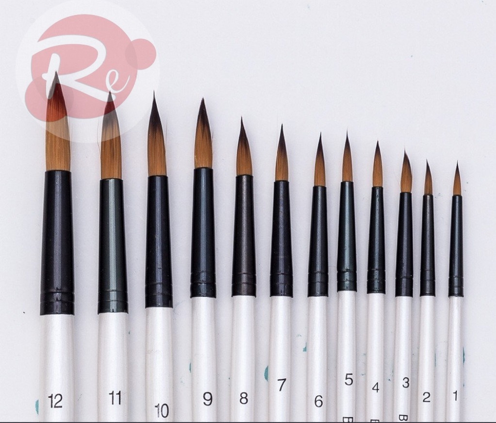 12 cọ vẽ