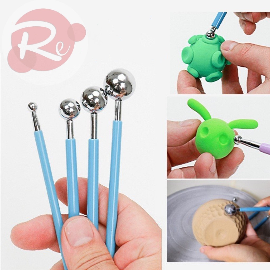 Bộ 4 dụng cụ 8 đầu tròn tạo hình gumpaser