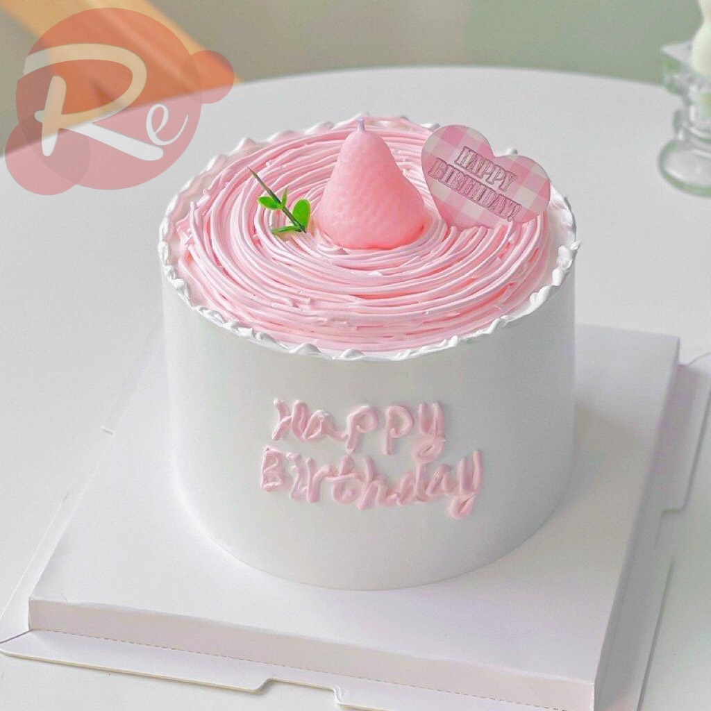 Nến dâu tây -Hồng