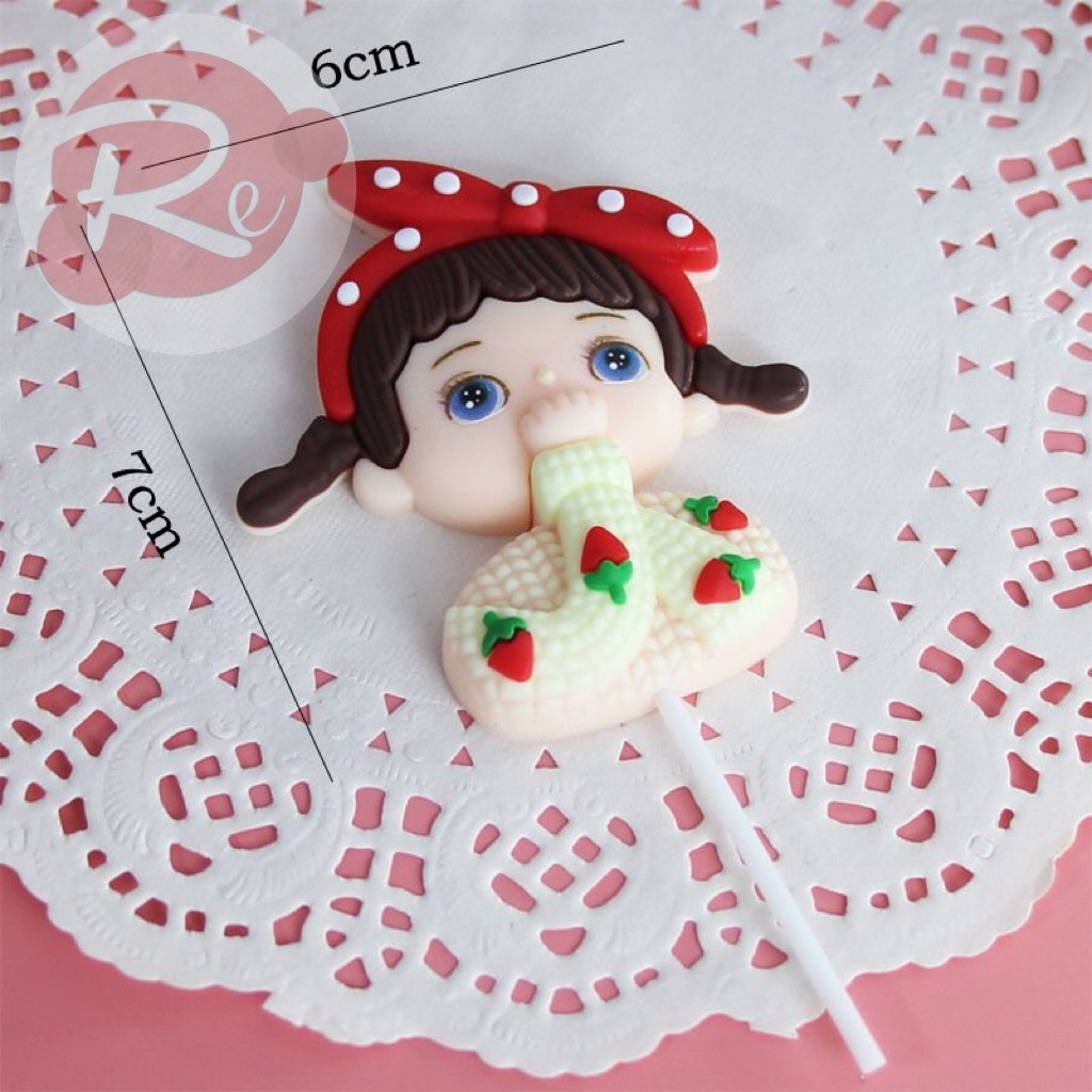 Que cắm silicon - Em bé dâu tây