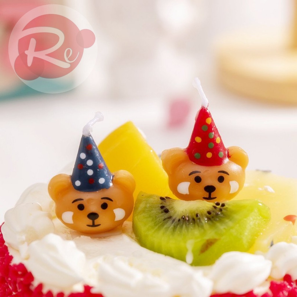 Hộp 4 nến gấu đội mũ