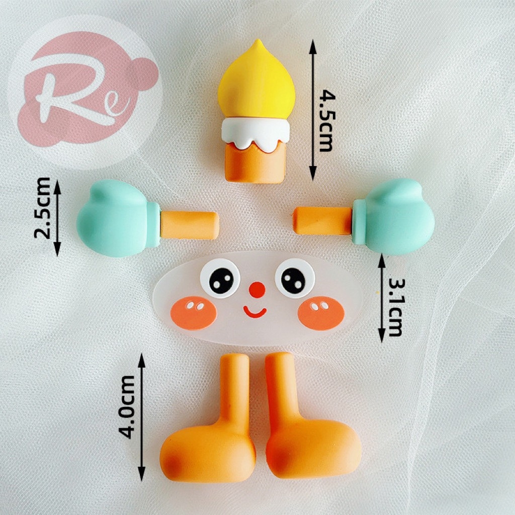 Que cắm Silicon - 6 chi tiết (Mẫu 1)