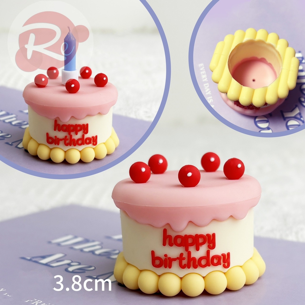 Bộ 2 Gấu và bánh sinh nhật