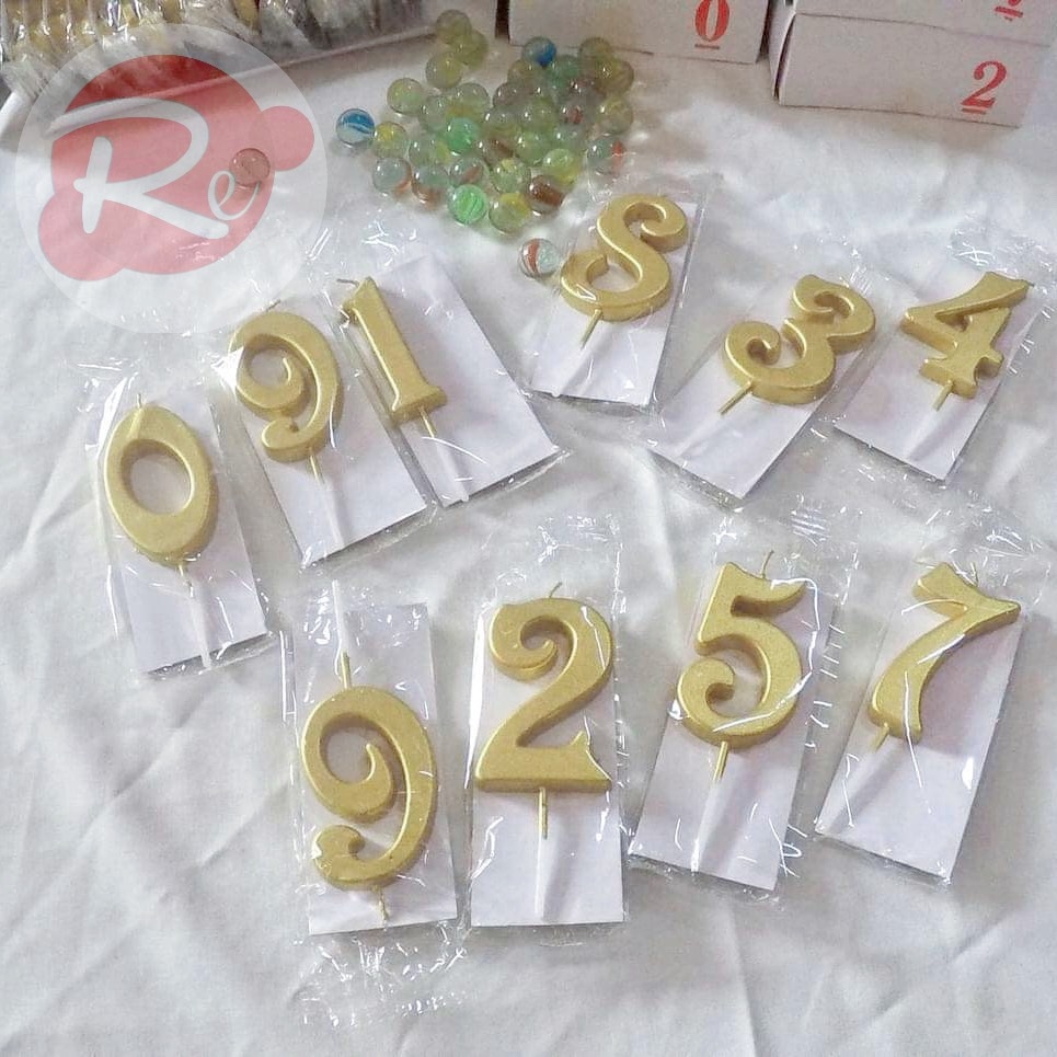 Nến số nhũ - (Loại 1) - Không Hộp