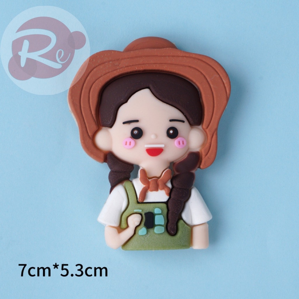 Que cắm Silicon - 2 Bé cao bồi