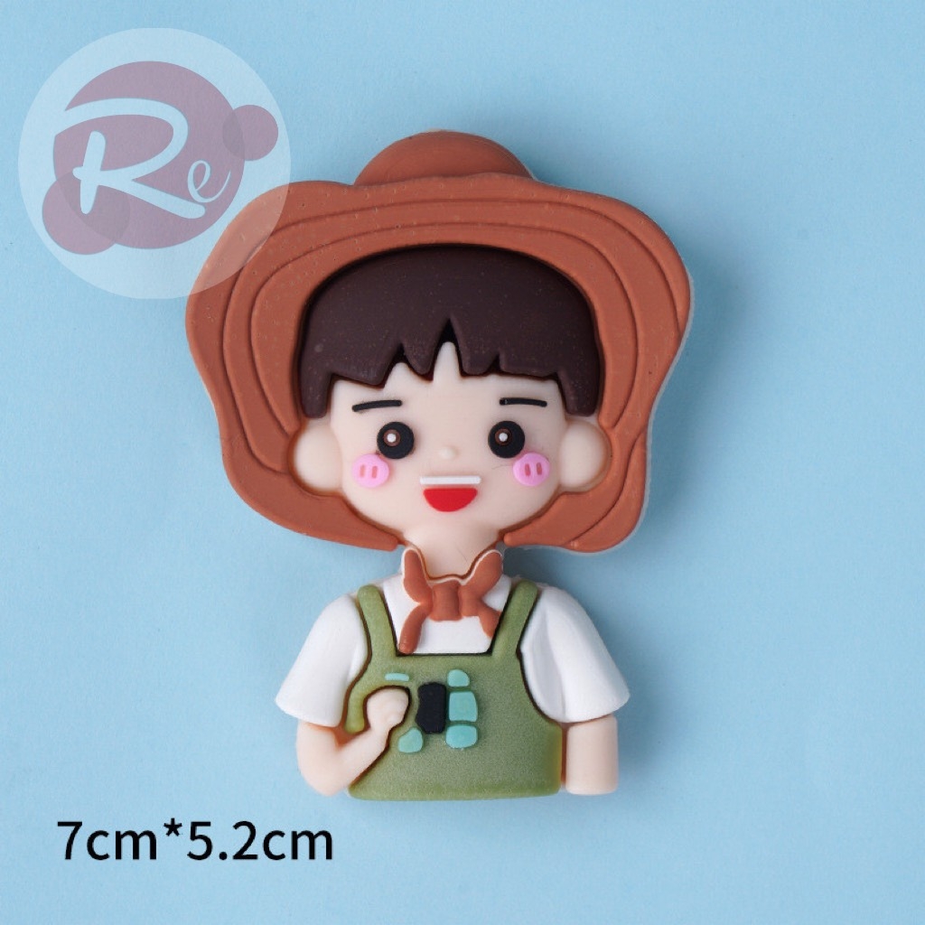 Que cắm Silicon - 2 Bé cao bồi