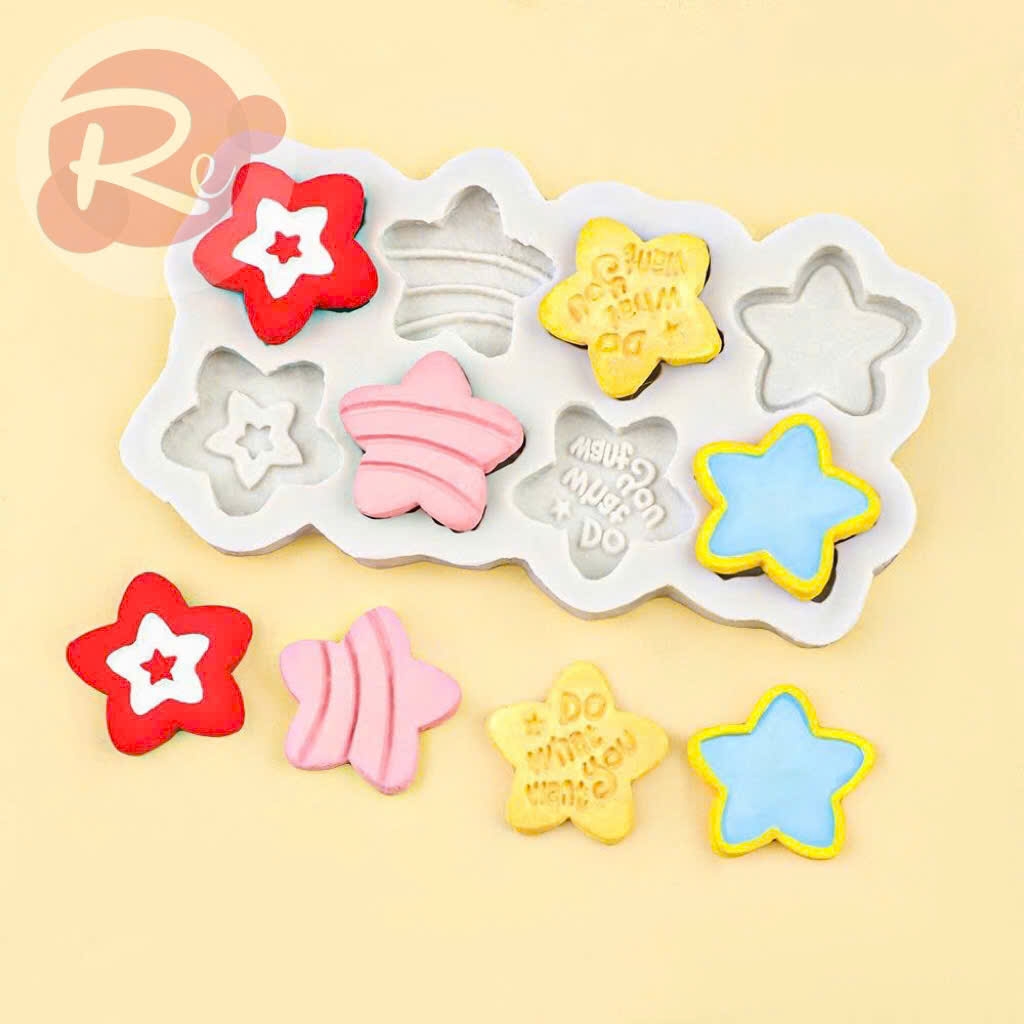 Khuôn Silicon - Bộ 2 khuôn bánh quy