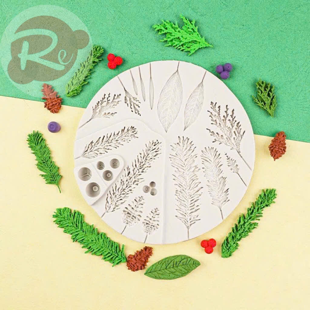 Khuôn Silicon - Lá thông